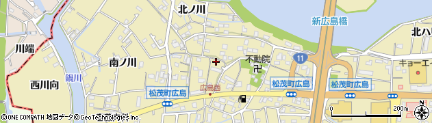 徳島県板野郡松茂町広島宮ノ後45周辺の地図