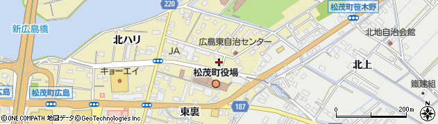 徳島県松茂町（板野郡）広島（一番越）周辺の地図