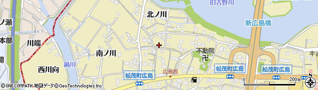 徳島県板野郡松茂町広島宮ノ後43周辺の地図