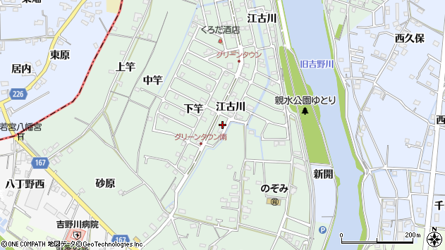 〒771-0207 徳島県板野郡北島町新喜来の地図