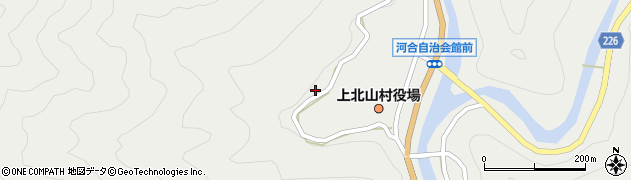 奈良県吉野郡上北山村河合309周辺の地図