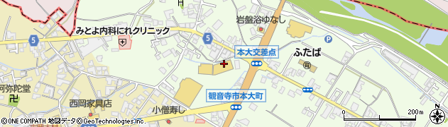 ＭＡＣ　観音寺店周辺の地図