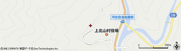 奈良県吉野郡上北山村河合198周辺の地図