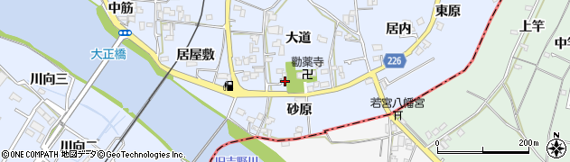徳島県鳴門市大麻町市場（大道）周辺の地図