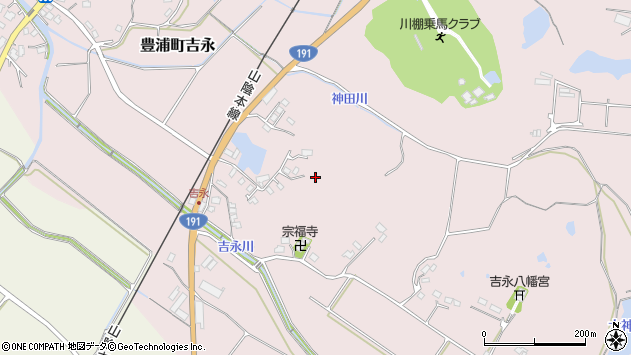 〒759-6311 山口県下関市豊浦町吉永の地図