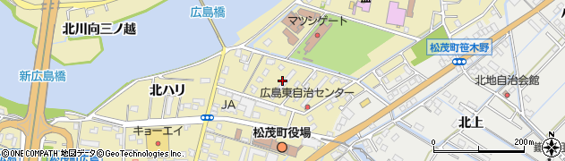 徳島県板野郡松茂町広島二番越周辺の地図