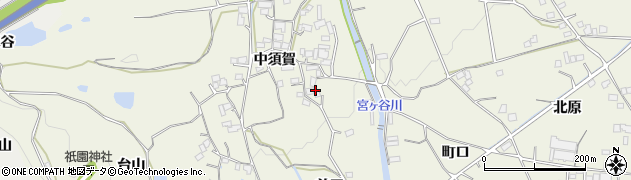 徳島県板野郡上板町神宅前田周辺の地図