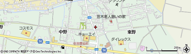 徳島県板野郡藍住町笠木中野179周辺の地図