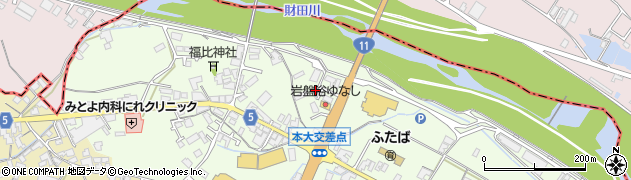 前川施術院周辺の地図