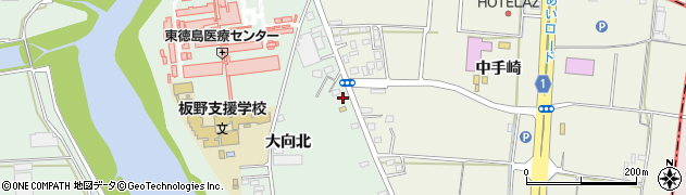 徳島県板野郡板野町大寺大向北98周辺の地図