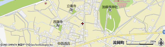 香川県観音寺市流岡町周辺の地図