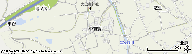 徳島県上板町（板野郡）神宅（中須賀）周辺の地図