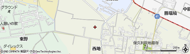 徳島県藍住町（板野郡）勝瑞（西地）周辺の地図