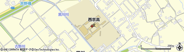 山口県立西京高等学校　野球場周辺の地図