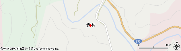 和歌山県紀美野町（海草郡）赤木周辺の地図