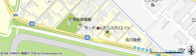 イワタニ四国株式会社　徳島支店周辺の地図