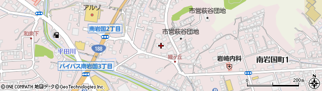 長浜ラーメン博多屋 南岩国店周辺の地図
