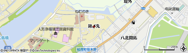 徳島県松茂町（板野郡）広島（鍬ノ先）周辺の地図