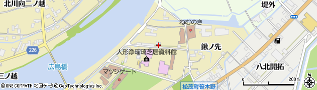 徳島県松茂町（板野郡）広島（四番越）周辺の地図