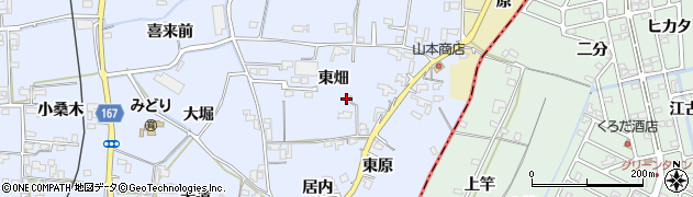 徳島県鳴門市大麻町市場（東畑）周辺の地図