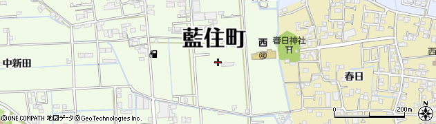 徳島県藍住町（板野郡）富吉（地神）周辺の地図