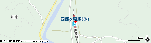 山口県美祢市周辺の地図