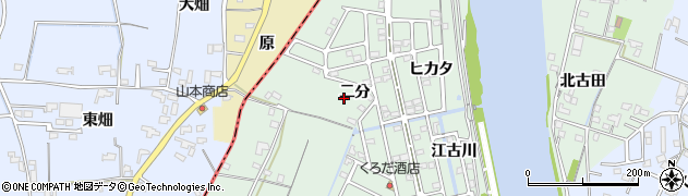 徳島県北島町（板野郡）新喜来（二分）周辺の地図