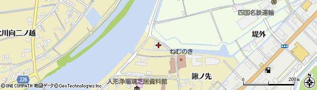 徳島県松茂町（板野郡）広島（小喜来）周辺の地図