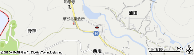 徳島県板野郡上板町泉谷寺ノ下12周辺の地図