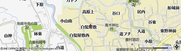 徳島県板野郡板野町那東白髪屋敷11周辺の地図