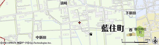 徳島県藍住町（板野郡）富吉（須崎）周辺の地図