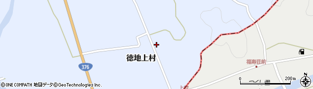 山口県山口市徳地上村28周辺の地図