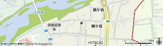 徳島県板野町（板野郡）川端（鶴ケ須）周辺の地図