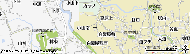 徳島県板野町（板野郡）那東（小山南）周辺の地図