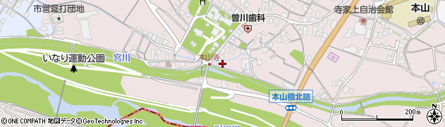 香川県三豊市豊中町本山甲1782周辺の地図
