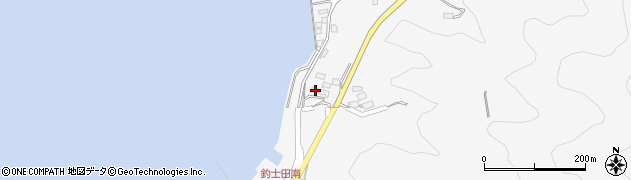 広島県呉市倉橋町釣士田6979周辺の地図