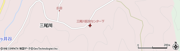 和歌山県海草郡紀美野町三尾川423周辺の地図