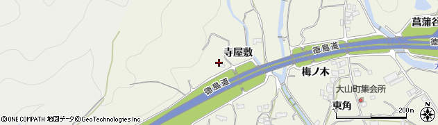 徳島県板野郡上板町神宅寺屋敷24周辺の地図