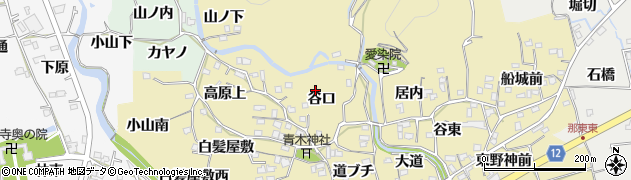 徳島県板野町（板野郡）那東（谷口）周辺の地図