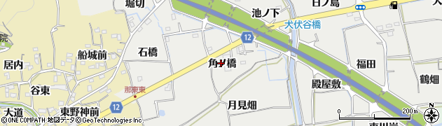 徳島県板野町（板野郡）犬伏（角ノ橋）周辺の地図