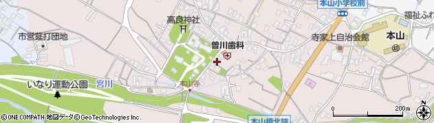 香川県三豊市豊中町本山甲1331周辺の地図