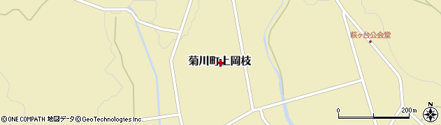 山口県下関市菊川町大字上岡枝周辺の地図