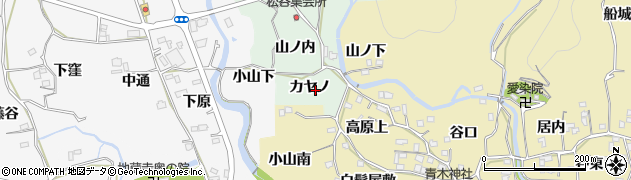 徳島県板野郡板野町松谷カヤノ周辺の地図