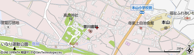 香川県三豊市豊中町本山甲1324周辺の地図