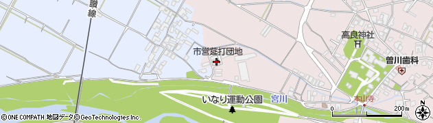 香川県三豊市豊中町本山甲1750周辺の地図