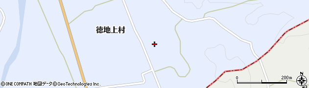 山口県山口市徳地上村59周辺の地図