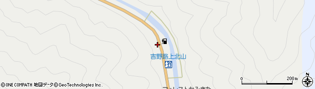 奈良県吉野郡上北山村河合616周辺の地図
