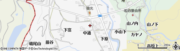 徳島県板野郡板野町黒谷中通周辺の地図