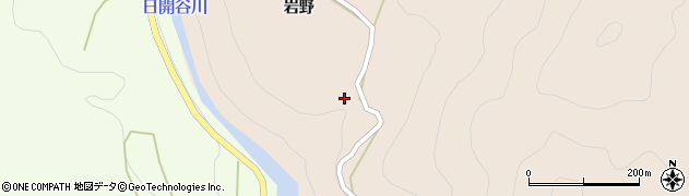 徳島県阿波市市場町日開谷周辺の地図