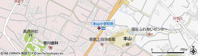 香川県三豊市豊中町本山甲1173周辺の地図